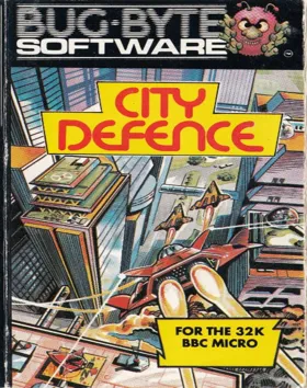 City Defence (1982)(Bug Byte)[DEFENCE] box cover front